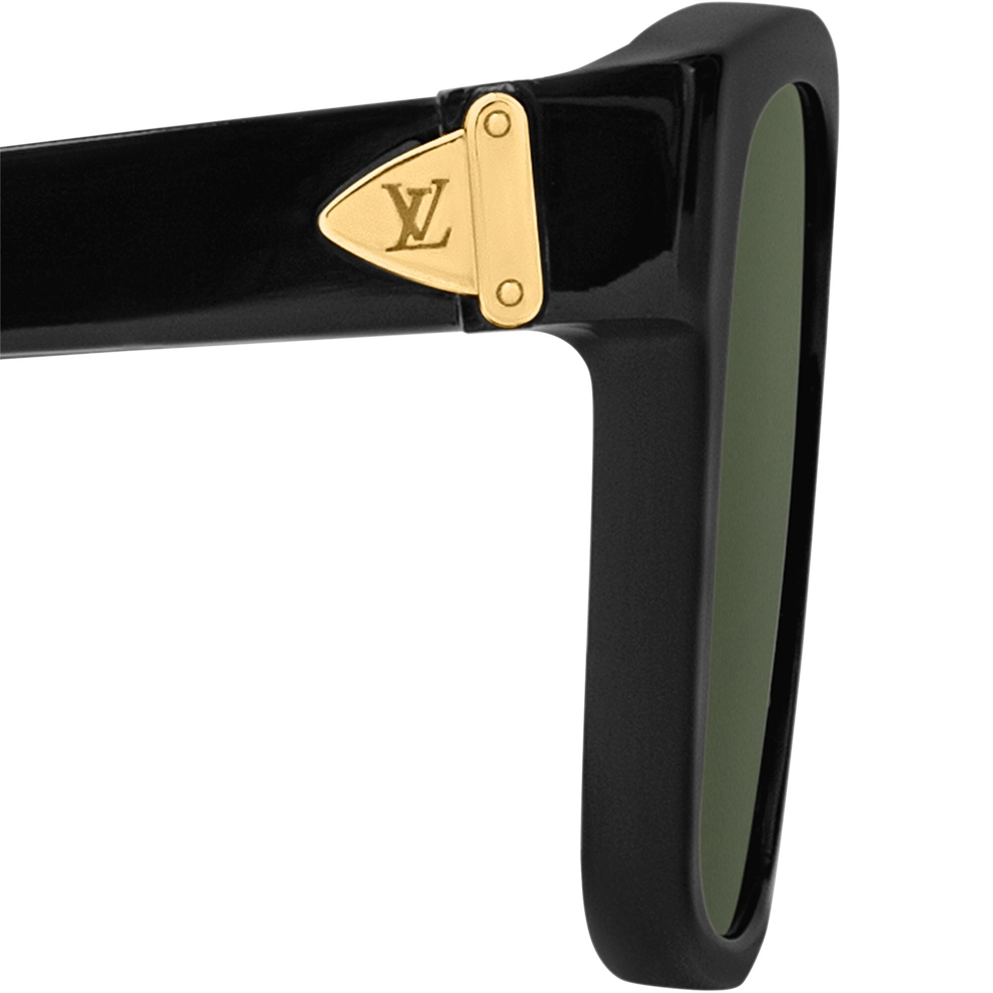 LV Glide Sunglasses Luxury S00 Black LOUIS VUITTON